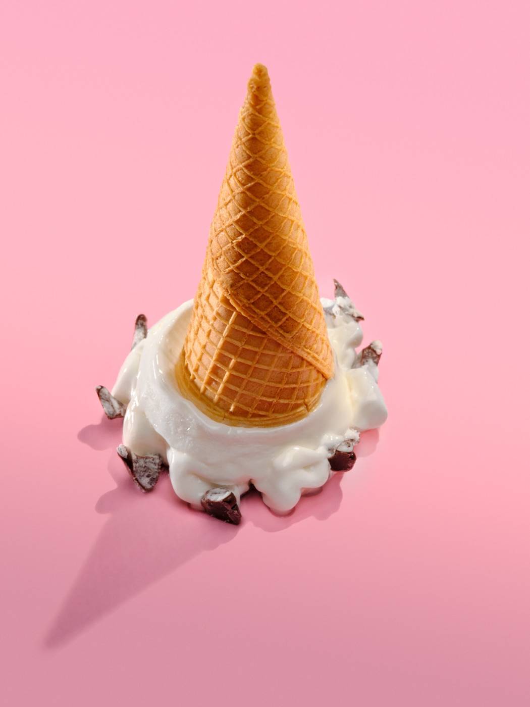 Still life food, cono gelato